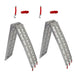 DURAFORCE ATV UTV 7.5' Aluminum Folding Loading Ramps For Truck Motorcycle Lawn Mower 2pcs