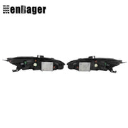 DURAFORCE For 2014-2018 Jeep Cherokee Pair Halogen Headlight Assembly w/LED DRL/Ballast