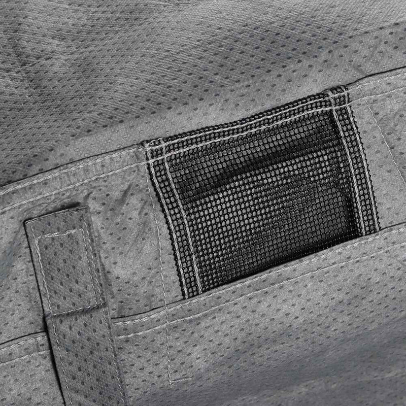 DURAFORCE Car Cover 4 Layers Air Vents & 4 Tire Covers For 30'-33' Motorhome Class A Gray