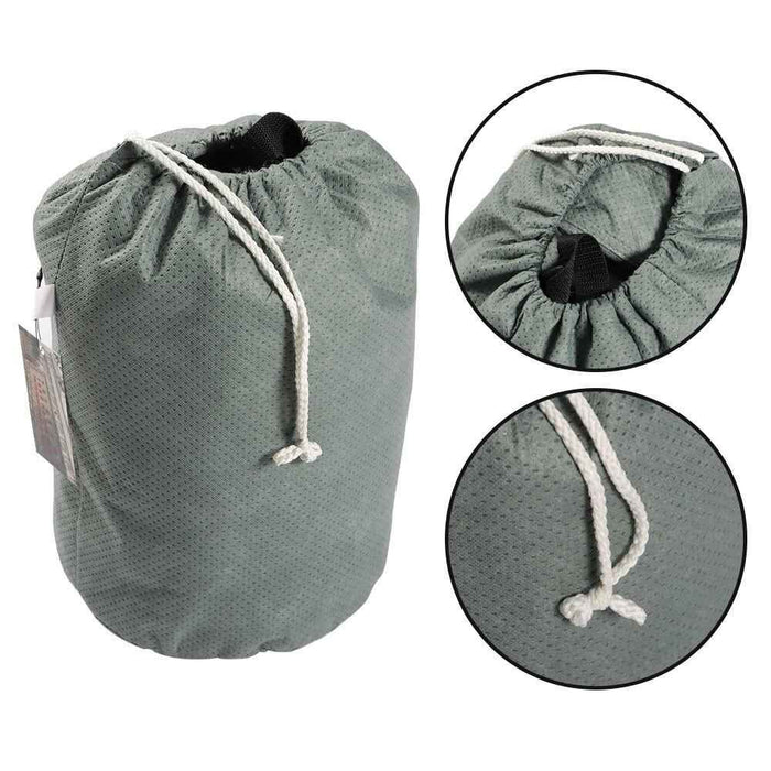 DURAFORCE Car Cover 4 Layers Air Vents & 4 Tire Covers For 30'-33' Motorhome Class A Gray