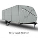 DURAFORCE Replacement RV Cover Waterproof UV Breathable For 30'-33' Travel Trailer Gray