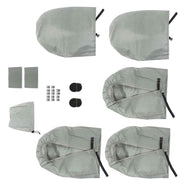 DURAFORCE Replacement RV Cover Waterproof UV Breathable For 30'-33' Travel Trailer Gray