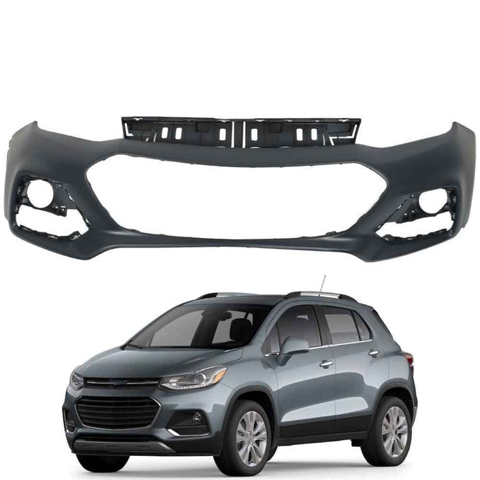 DURAFORCE Fit For 2017-2020 Chevrolet Trax Front Upper Bumper Cover Primered ABS Plastic