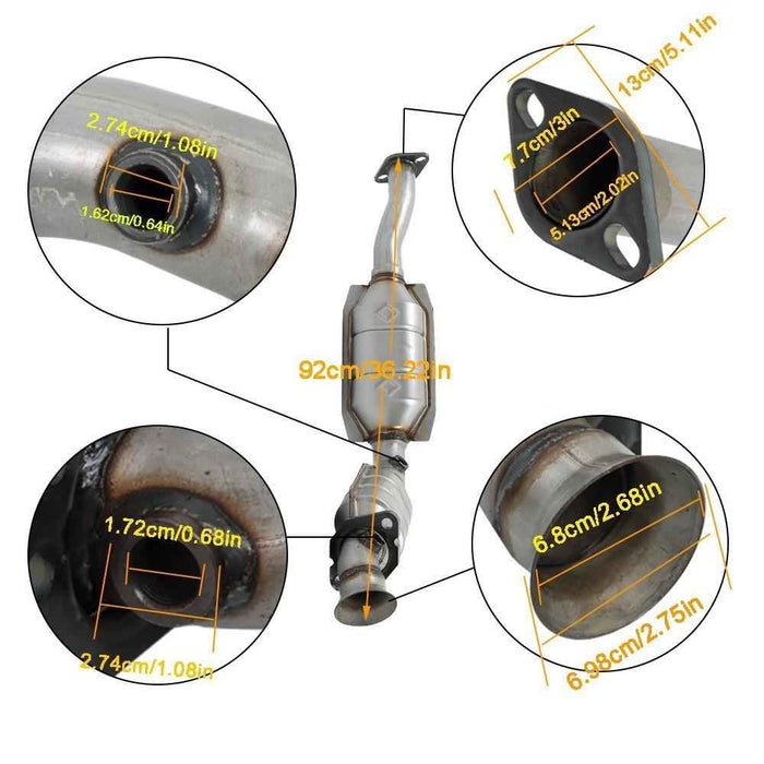DURAFORCE LH+RH Catalytic Converter For Ford Crown Victoria Lincoln Town Car 4.6L 2002-11