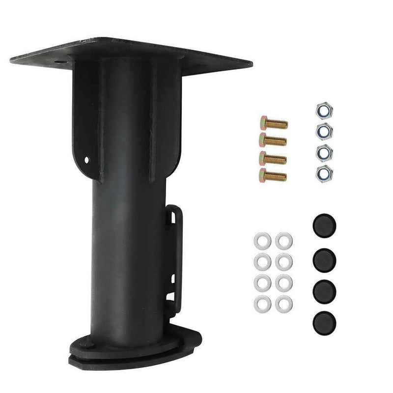 DURAFORCE Wheel RV 17" Fifth to Goose Neck Adapter Hitch with 7 3/4" Forward Offset Kit