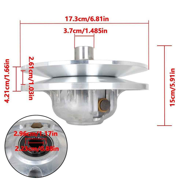 DURAFORCE For 14-15 POLARIS RZR 1000 XP ATV Primary + Secondary Driven Clutch & Puller