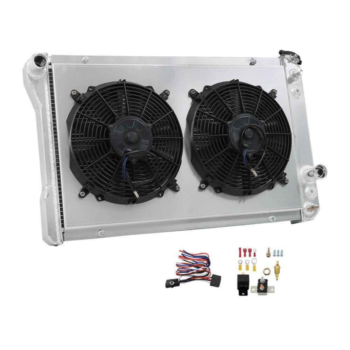 DURAFORCE For 1982-92 Chevy Camaro Pontiac Firebird 3 Row Radiator+Shroud Fan+Thermostat