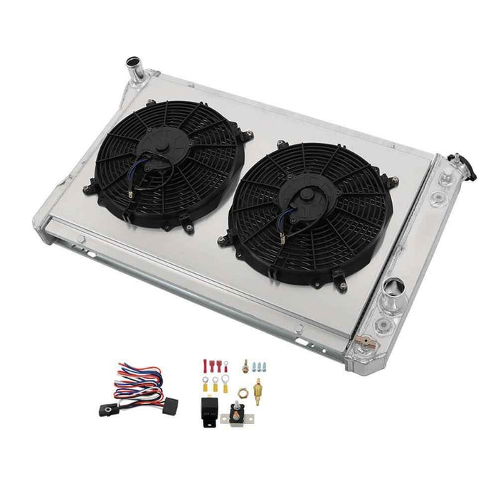 DURAFORCE For 1982-92 Chevy Camaro Pontiac Firebird 3 Row Radiator+Shroud Fan+Thermostat