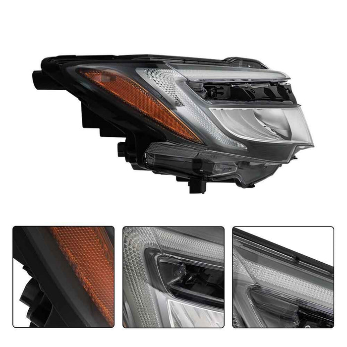 DURAFORCE LED Headlight Assembly For Honda 2019-2022 Pilot/2019-2021 Passport Right Side