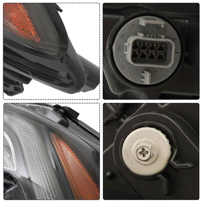 DURAFORCE LED Headlight Assembly For Honda 2019-2022 Pilot/2019-2021 Passport Right Side