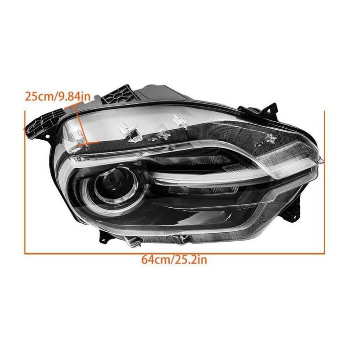 DURAFORCE For 2021-2024 Ford Bronco Sport RH Headlight Assembly w/LED Signature Lighting