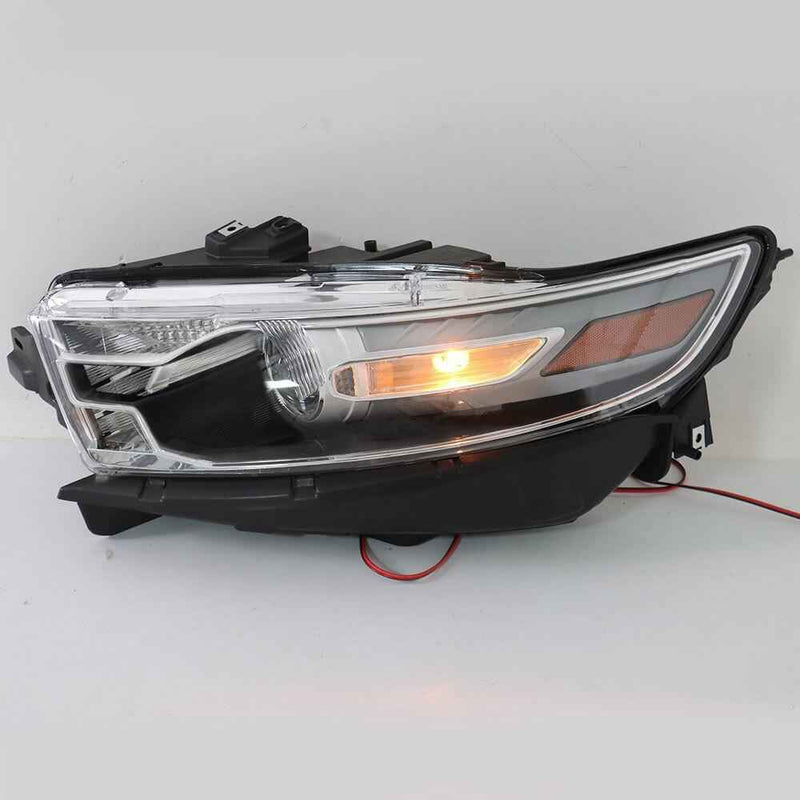 DURAFORCE Driver Side For 2013-2014 Ford Taurus Halogen Headlight w/Gray Trim Projector