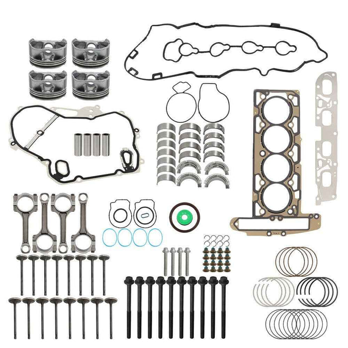 DURAFORCE Engine Rebuild Overhaul Gasket & Connecting Rod For Buick Chevrolet GMC 2.4L Set