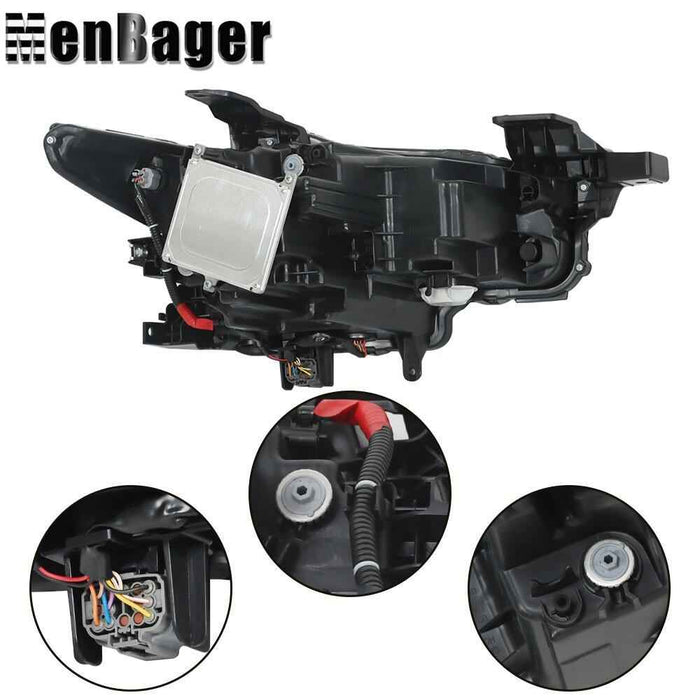 DURAFORCE Headlight Aseembly For Mazda 3 2019 2020 2021 Left Driver Side HeadLamp NO AFS