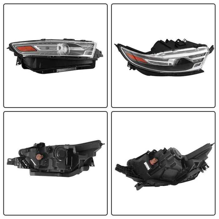 DURAFORCE Right HIR2 Headlight DG1Z13008A Grey For Ford Taurus SE Limited SEL 2013-2014