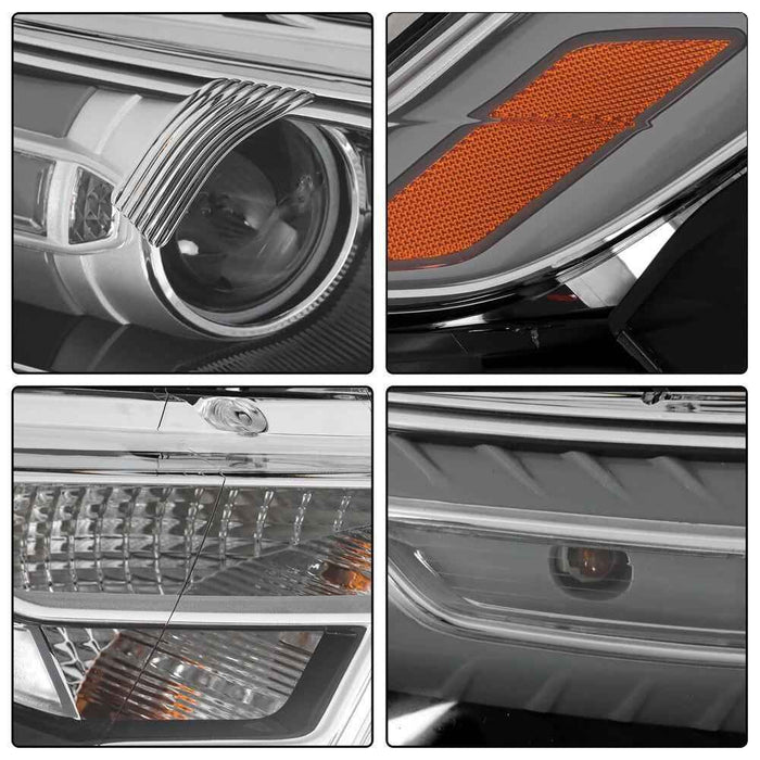 DURAFORCE Right HIR2 Headlight DG1Z13008A Grey For Ford Taurus SE Limited SEL 2013-2014