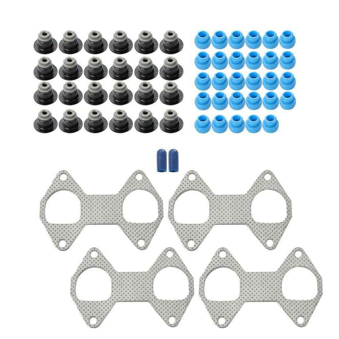 DURAFORCE Head Gasket Set Intake Exhaust Valves For Ford F-150 5.4L V8 Triton 3-VALVE SOHC