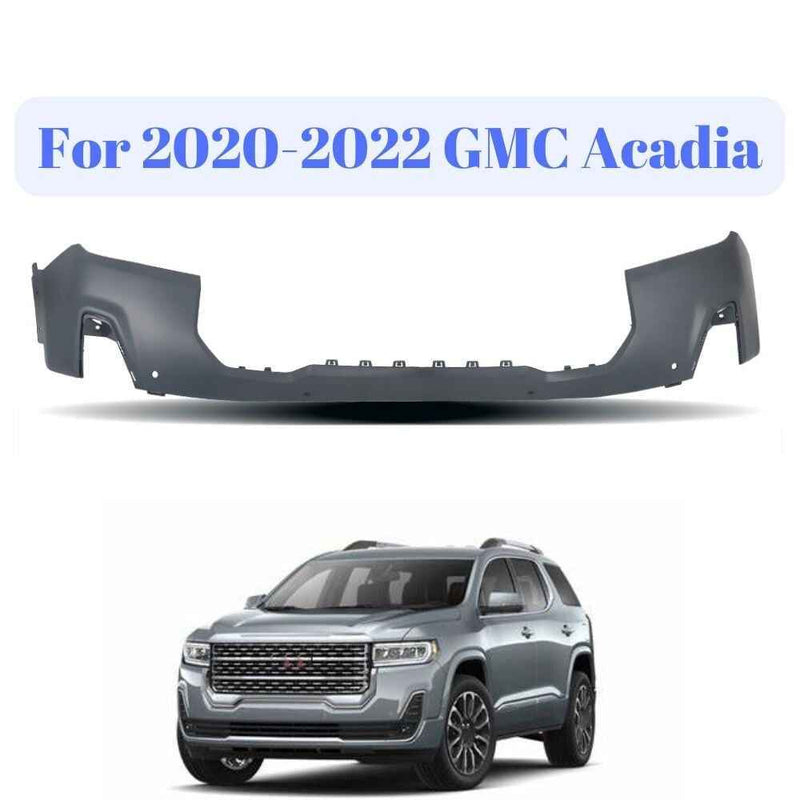 DURAFORCE ABS Plastic W/Radar Holes Fit For 2020-2022 GMC Acadia Front Upper Bumper Cover