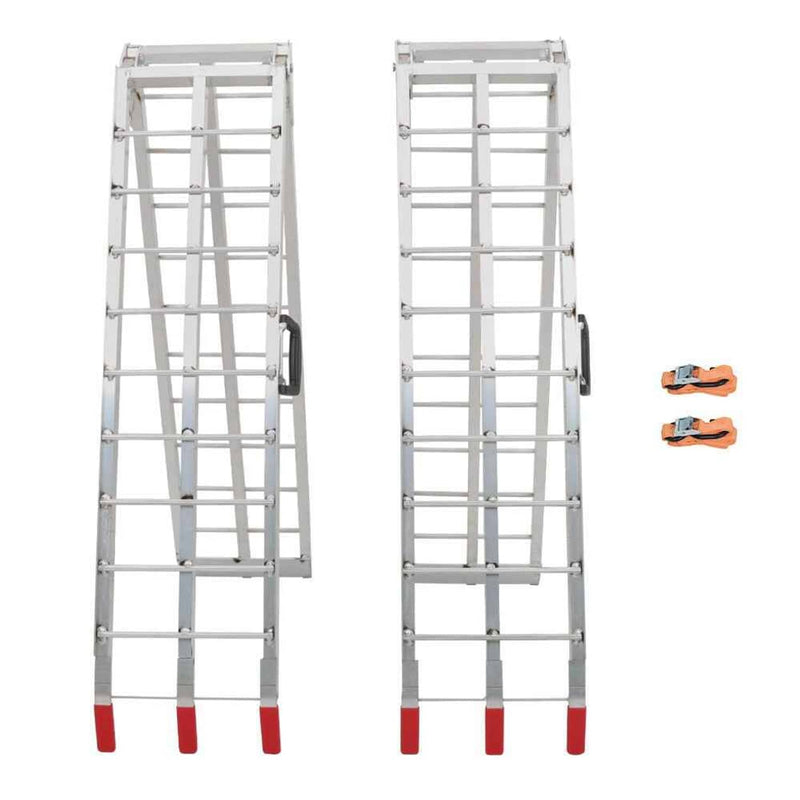 DURAFORCE USA New 1500lbs Capacity 7.5' 2x Folding Loading Ramps Kit For Motorcycle ATV