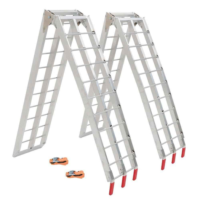 DURAFORCE USA New 1500lbs Capacity 7.5' 2x Folding Loading Ramps Kit For Motorcycle ATV