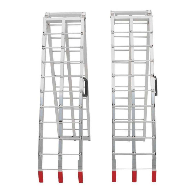 DURAFORCE USA New 1500lbs Capacity 7.5' 2x Folding Loading Ramps Kit For Motorcycle ATV