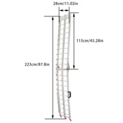 DURAFORCE USA New 1500lbs Capacity 7.5' 2x Folding Loading Ramps Kit For Motorcycle ATV