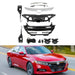 DURAFORCE For 2021-2023 Honda Accord Front Grille&Trim&Head Lamp Trim&LED Fog Light Set