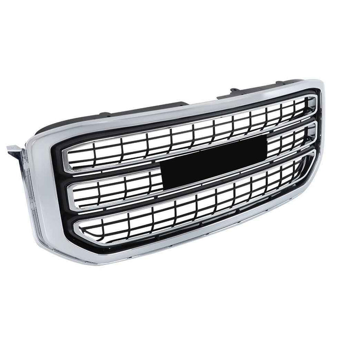 DURAFORCE For 2015 16-2020 GMC Yukon Front Upper Bumper Grille Base Chrome Grill 22936421