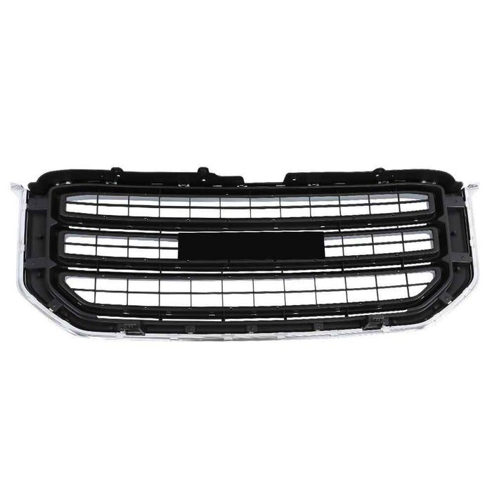 DURAFORCE For 2015 16-2020 GMC Yukon Front Upper Bumper Grille Base Chrome Grill 22936421