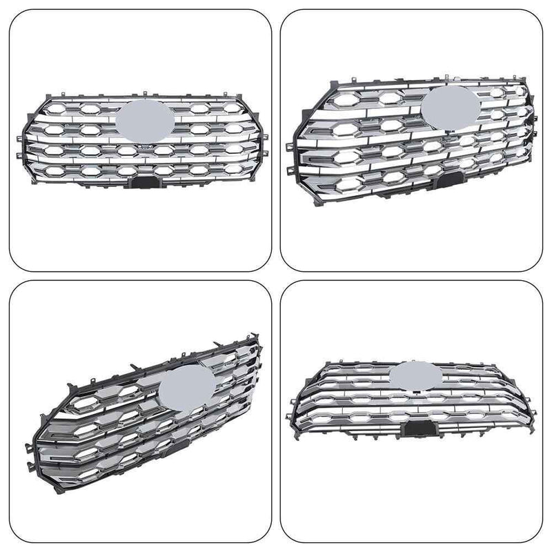 DURAFORCE 53101-0C160 For Toyota Tundra 2022-2023 Front Grille Chrome Grill W/camera Hole