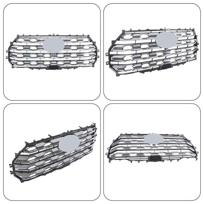 DURAFORCE 53101-0C160 For Toyota Tundra 2022-2023 Front Grille Chrome Grill W/camera Hole