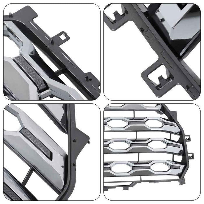 DURAFORCE 53101-0C160 For Toyota Tundra 2022-2023 Front Grille Chrome Grill W/camera Hole