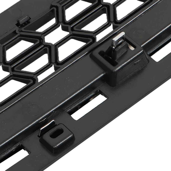 DURAFORCE Black Mesh Chrome Frame Grill For GMC Acadia SLE/SL 17 18 19 Front Upper Grille