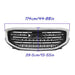 DURAFORCE Black Mesh Chrome Frame Grill For GMC Acadia SLE/SL 17 18 19 Front Upper Grille