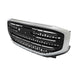 DURAFORCE Black Mesh Chrome Frame Grill For GMC Acadia SLE/SL 17 18 19 Front Upper Grille