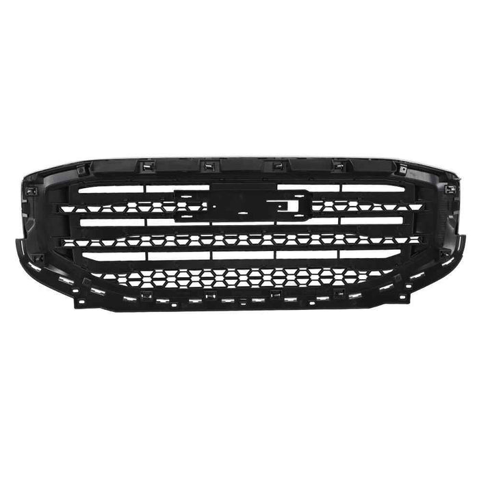 DURAFORCE Black Mesh Chrome Frame Grill For GMC Acadia SLE/SL 17 18 19 Front Upper Grille