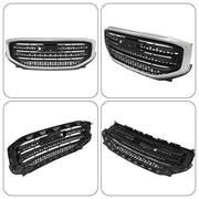 DURAFORCE Black Mesh Chrome Frame Grill For GMC Acadia SLE/SL 17 18 19 Front Upper Grille