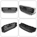 DURAFORCE Black Mesh Chrome Frame Grill For GMC Acadia SLE/SL 17 18 19 Front Upper Grille