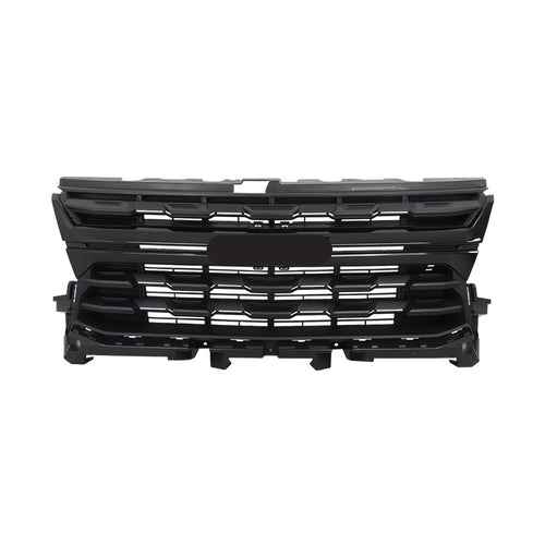 DURAFORCE 84922758 For 2021 2022 Chevrolet Colorado Front Upper Grill Grille Gloss Black