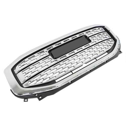 DURAFORCE Front Upper Grille Assembly Chrome Bumper Grill For 17 18 2019 GMC Acadia DENAL