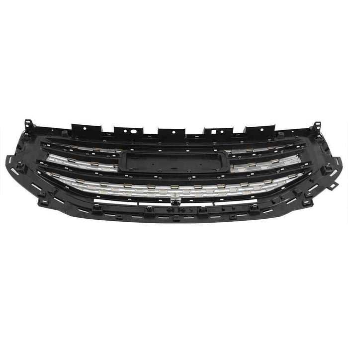 DURAFORCE Front Upper Grille Assembly Chrome Bumper Grill For 17 18 2019 GMC Acadia DENAL