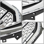 DURAFORCE Front Upper Grille Assembly Chrome Bumper Grill For 17 18 2019 GMC Acadia DENAL