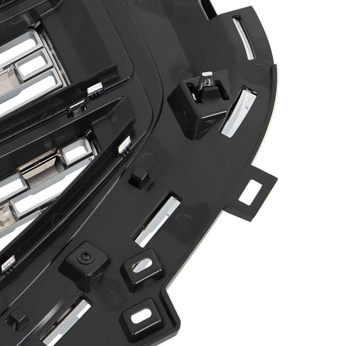 DURAFORCE Front Upper Grille Assembly Chrome Bumper Grill For 17 18 2019 GMC Acadia DENAL