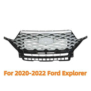DURAFORCE Mesh Style Painted Plastic Grill For 2020-2022 Ford Explorer Front Upper Grille