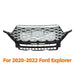 DURAFORCE Mesh Style Painted Plastic Grill For 2020-2022 Ford Explorer Front Upper Grille