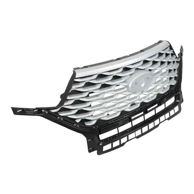DURAFORCE Mesh Style Painted Plastic Grill For 2020-2022 Ford Explorer Front Upper Grille
