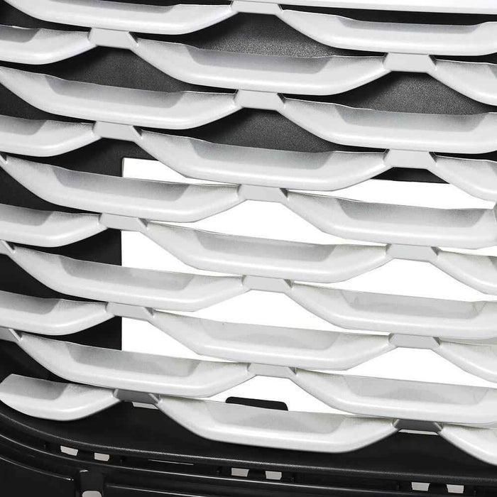 DURAFORCE Mesh Style Painted Plastic Grill For 2020-2022 Ford Explorer Front Upper Grille