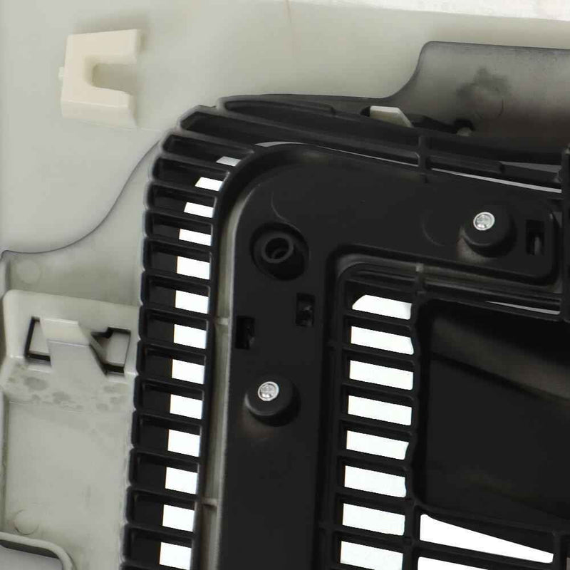 DURAFORCE For 2009-2014 Ford F150 Front Upper Grille Silver Black Grill DL3Z-8200-CPTM