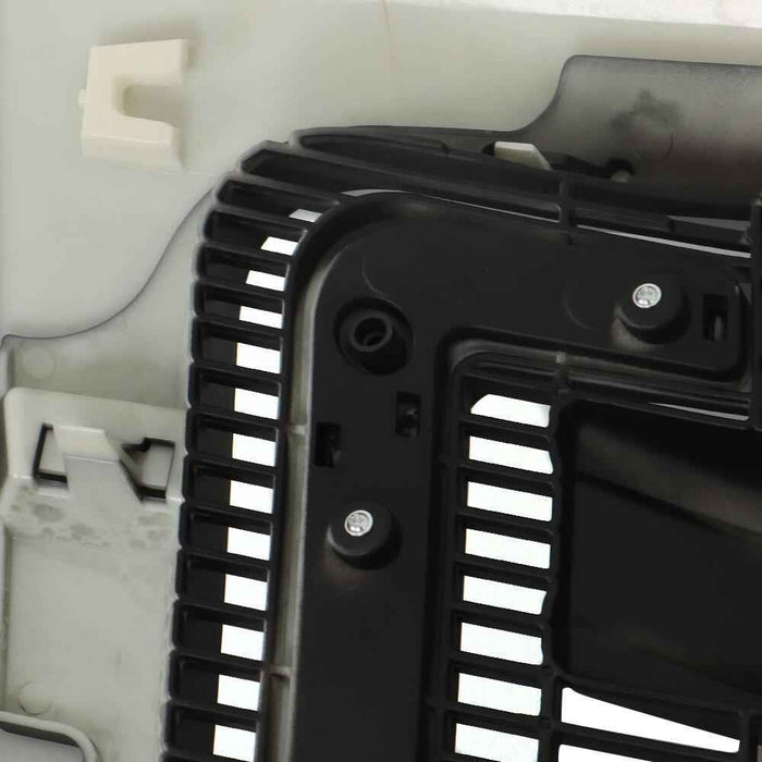 DURAFORCE For 2009-2014 Ford F150 Front Upper Grille Silver Black Grill DL3Z-8200-CPTM