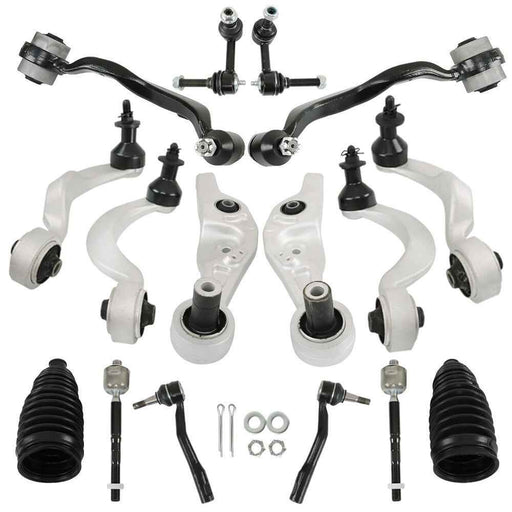 DURAFORCE 16PCS Front Upper Lower Forward Control Arms Kit Tie Rods For Lexus LS460 07-17